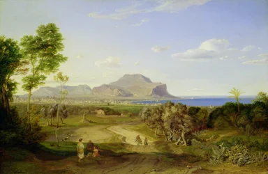 Blick über Palermo, 1828